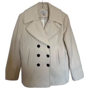 Preston & York wool blend peacoat double breasted size 12